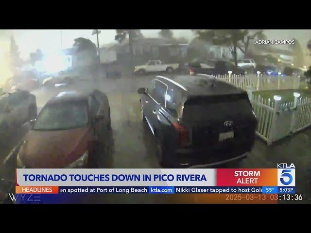 Tornado hits Pico Rivera amid strong winter storm in SoCal