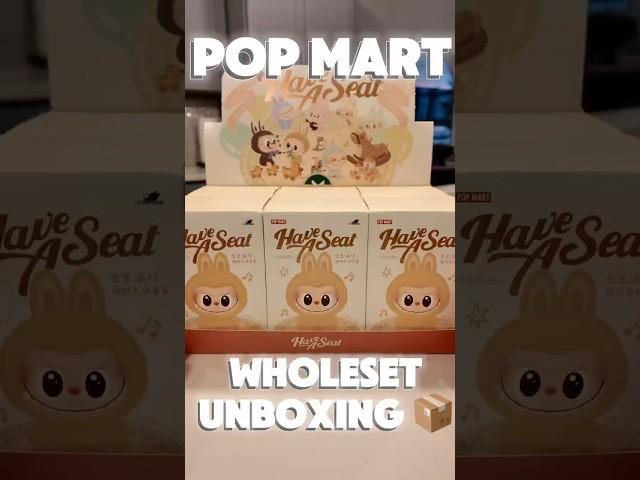 [POP Mart] Labubu Have a Seat Series WHOLESET ASMR Unboxing!ready for round  #popmart #labubu