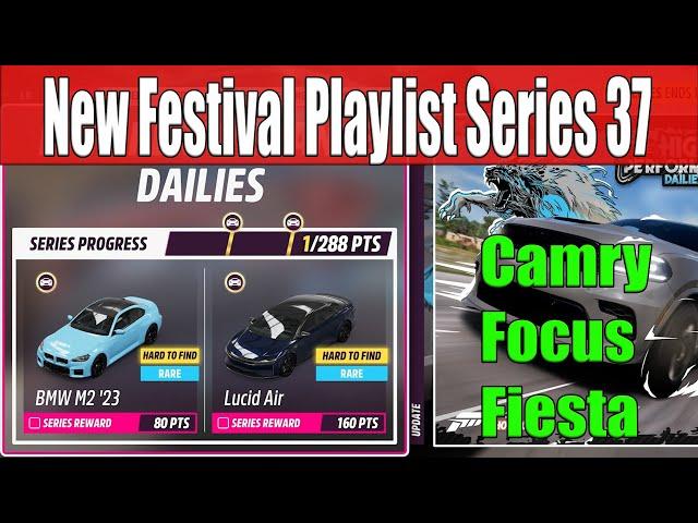 Forza Horizon 5 Festival Playlist Series 37 High Performance Dailies: Toyota Camry, Ford Focus 22