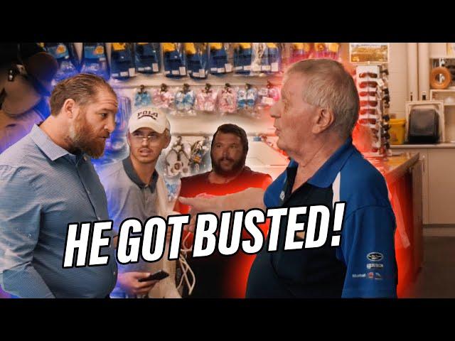 TACKLE SHOP OWNER GOES OFF!!!