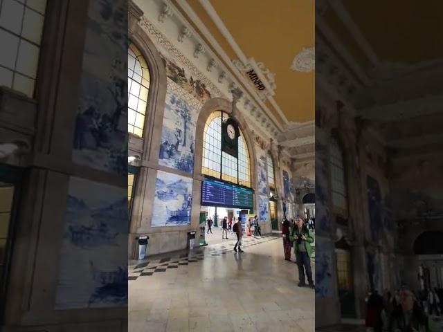  The beautiful tiles of São Bento Train Station #shorts