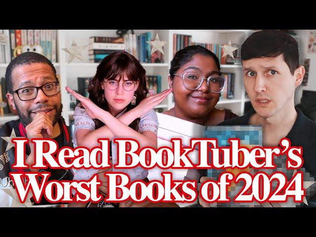 I Read Booktuber's Worst Books of 2024! ft. @newlynova @bookswithvish @illumreads