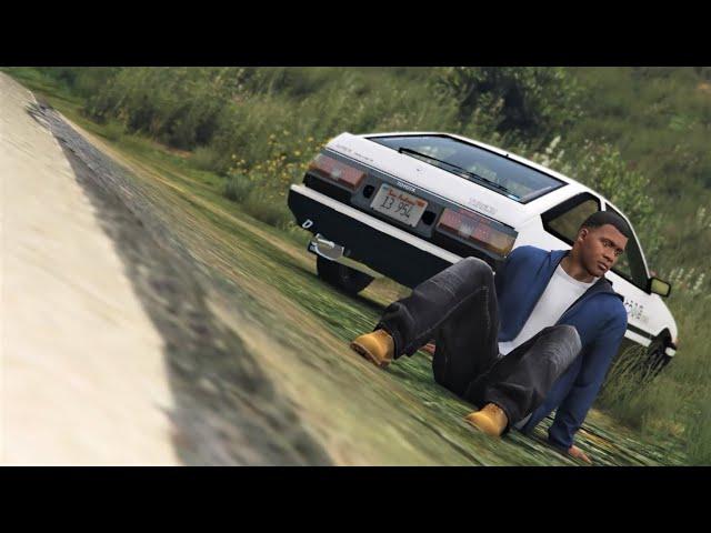 Initial D 2nd Stage Opening in GTA 5.