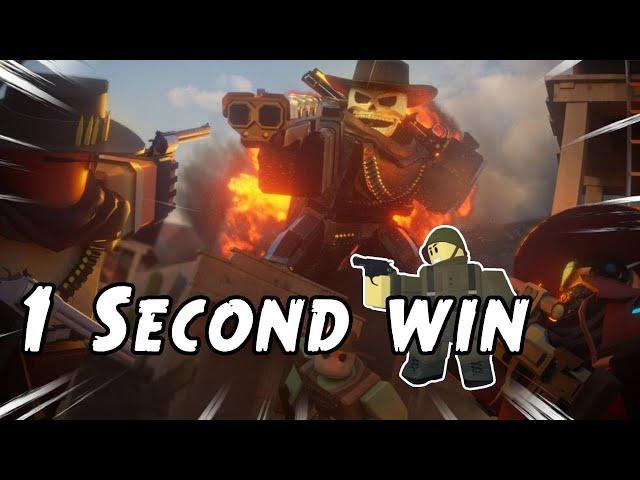 1 SECOND WIN QUICKDRAW BADLANDS II TDS - TOWER DEFENCE SIMULATOR ROBLOX