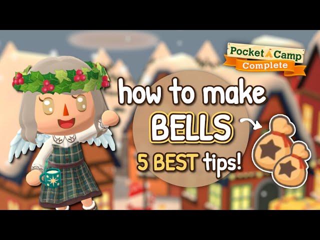 How to make BELLS in Pocket Camp Complete  (UPDATED Tips & Tricks 2024)