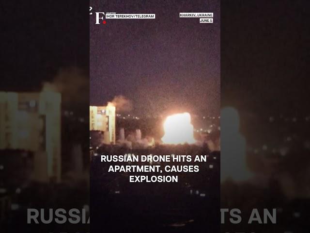 Moment: Explosions In Ukraine During Russian Drone Attack | Subscribe to Firstpost | N18G