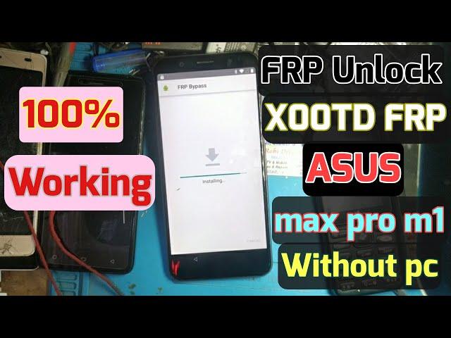 Asus Zenfone Max Pro M1 (X00TD) FRP Unlock or Google Account Bypass || Without PC #asus_frp #bypass