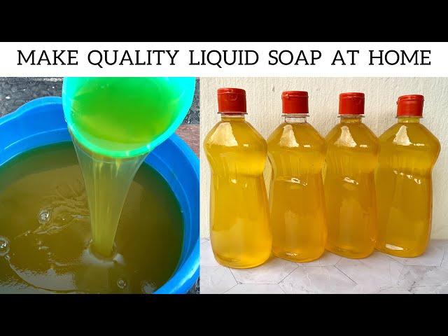 How To Make Quality Multipurpose Liquid Soap At Home | 20 Litres With Just 5,500 Naira