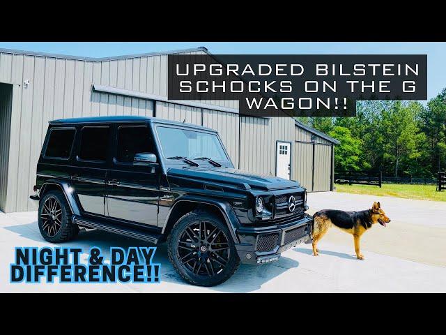 Upgrading Shocks On The G Wagon! How To Replace Your Shocks ! W463 G55 Mercedes AMG! BILSTEINS!