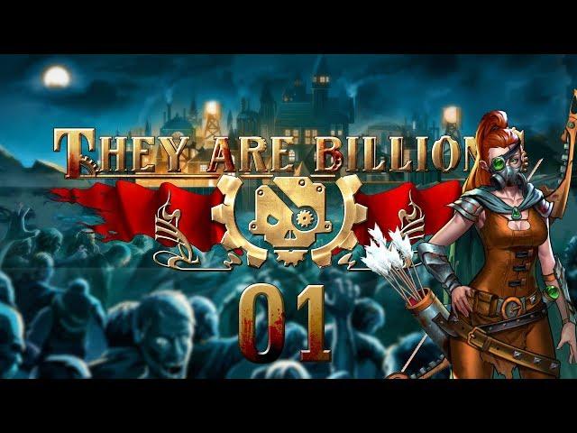 THEY ARE BILLIONS | WALLED COMPOUND #01 Zombie Strategy - Let's Play Gameplay