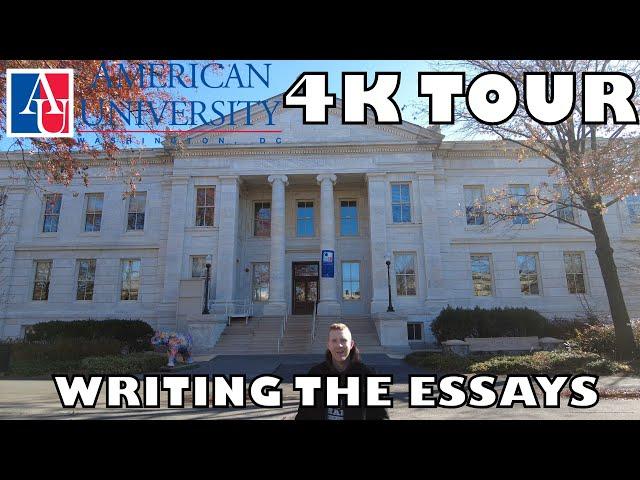 American University Tour [4K] + Admissions Tips #americanuniversity #collegetour #collegeadmissions