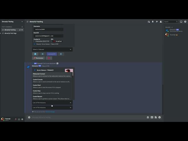Devactyl Bot | Server