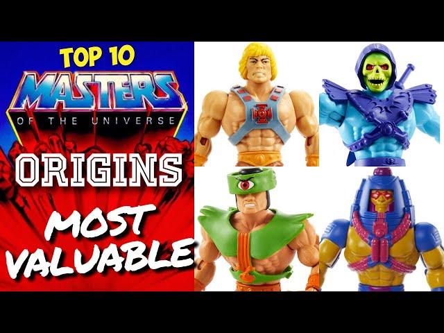 Masters of the Universe Origins Top 10 MOST EXPENSIVE Figures