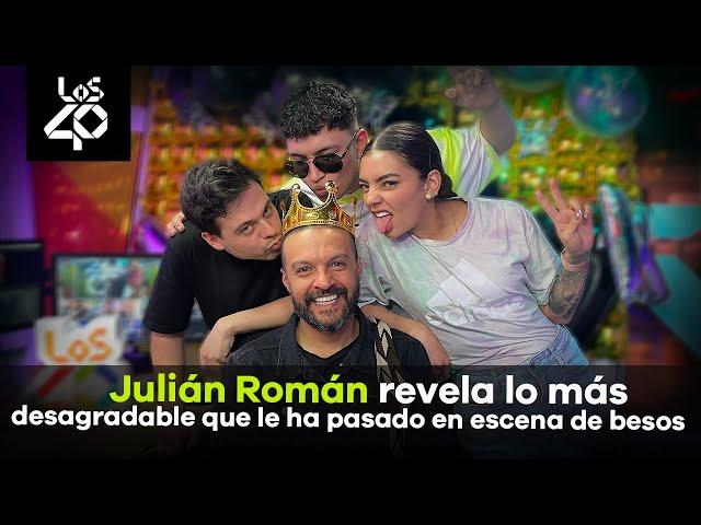 Julián Román revela lo más desagradable que le ha pasado en escena de besos 