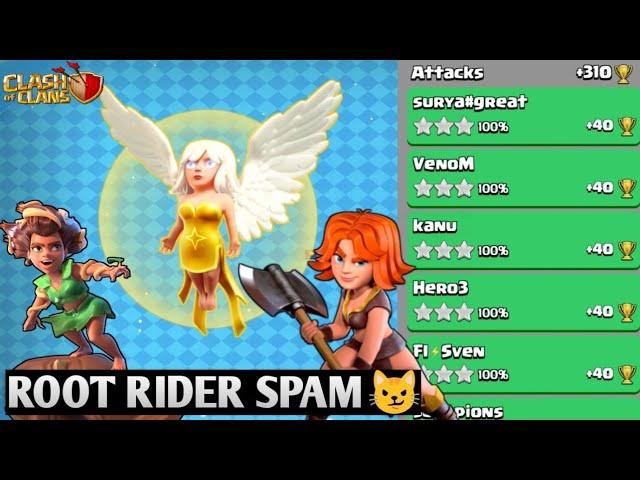 Strongest Ground Army Root Riders SPAM TH17 | Legend League Attacks Day 5 | SSAYAK | @ClashOfClans