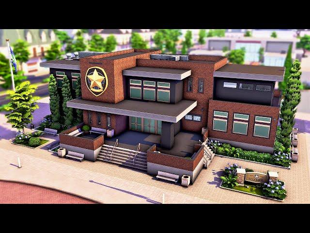 Police Station | The Sims 4 Speed Build