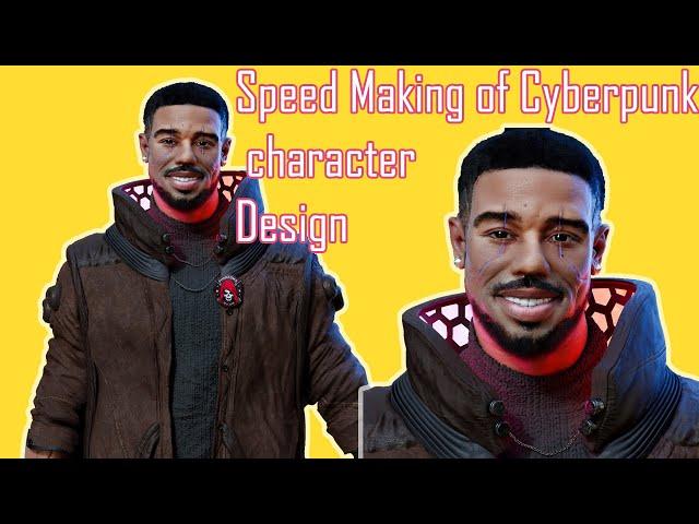 Cyberpunk 2077 character making of Part 1