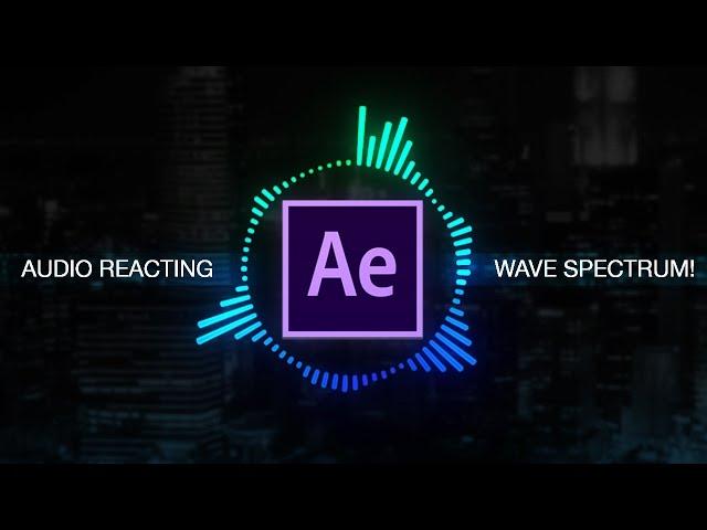 How to create Reactive Audio Spectrum Waveform Effects in Adobe After Effects (Tutorial)