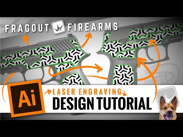 Laser Engraving Vector Design Tutorial for Glock & Sig Sauer Firearms using Adobe Illustrator