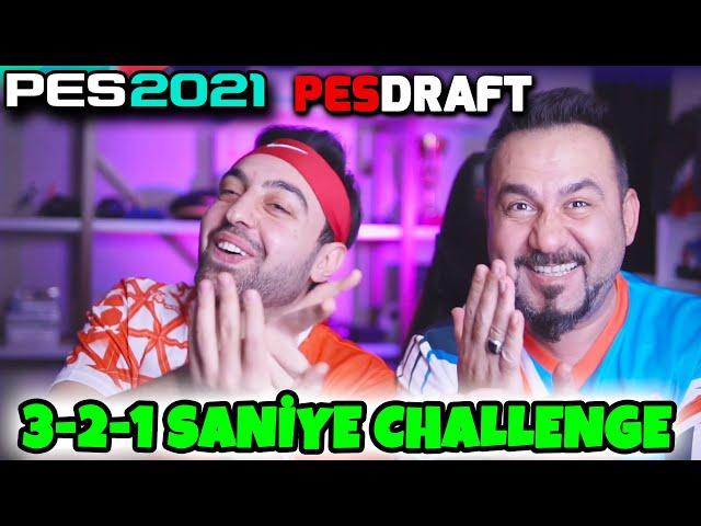 3-2-1 SANİYE CHALLENGE! ÖYLE BİR GOL KAÇTI Kİ ÜMİDİ ÇILDIRDI! | ÜMİDİYLE PES 2021 PESDRAFT OYNUYORUZ