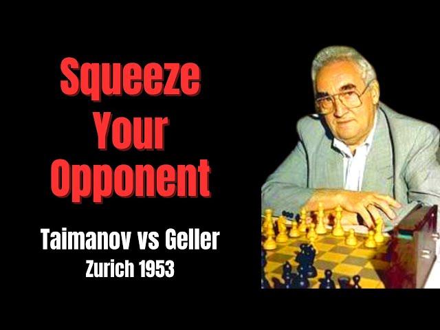 Chess Strategy: Playing on Both Flanks. Taimanov vs Geller. Zurich 1953