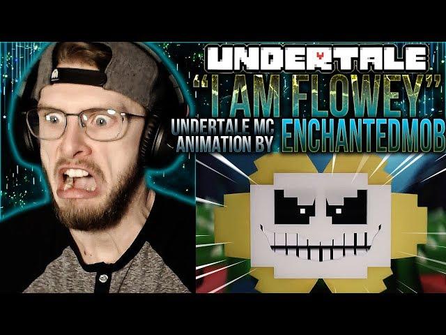 Vapor Reacts #811 | UNDERTALE MINECRAFT ANIMATION "I Am Flowey" by EnchantedMob REACTION!!