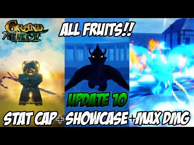 [GPO] ALL FRUIT STAT CAP/MAX DAMAGE/SHOWCASED (UPD 10) 2024