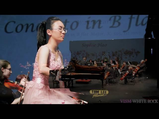 15 yr old Sophie Hao playing Mozart Concerto at Blossoming Harmonies