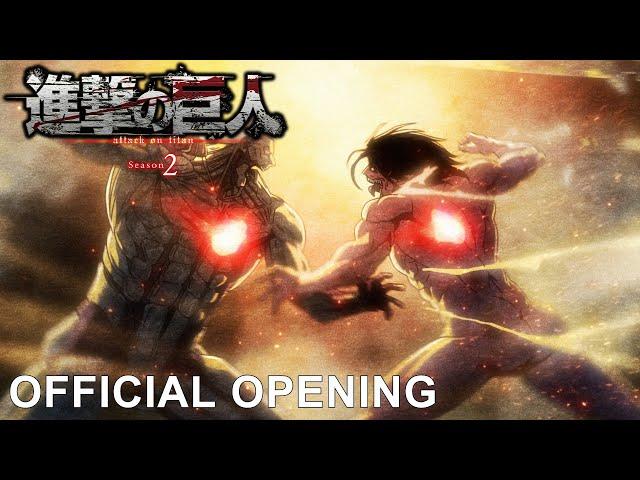 Attack on Titan Season 2 Opening Movie｜Linked Horizon「Shinzou wo Sasageyo!」