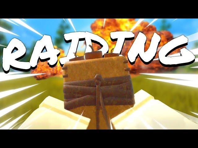 Raiding on Roblox Rust