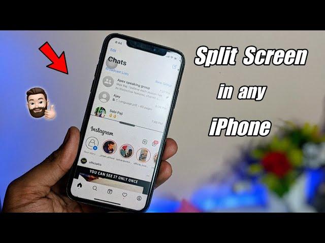 How to enable Split screen feature in any iPhone || Split screen in any iPhone