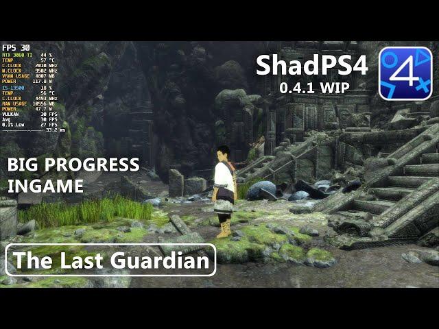 ShadPS4 0.4.1 WIP - The Last Guardian INGAME BIG PROGRESS | ShadPS4 Game Test