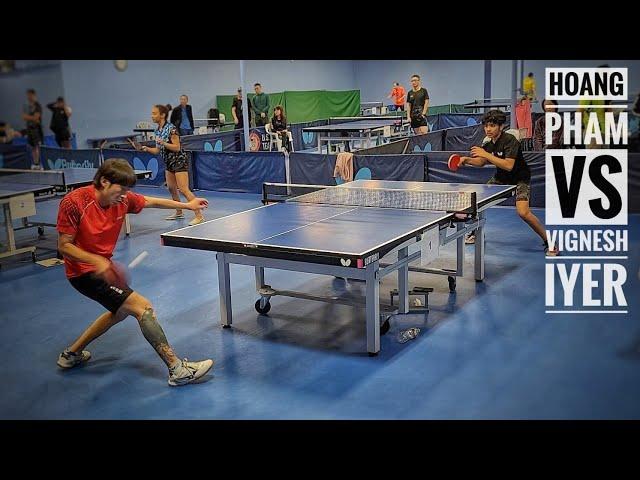 Vignesh Iyer (2027) vs Hoang Pham (2097) // LATTA Butterfly Open U2350 Quarterfinals March 2023