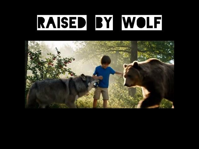 wolf raised a human kid #ai #trending #viralvideos #shorts #usa #facts