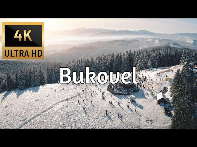  BUKOVEL, UKRAINE [4K] Drone Tour - Best Drone Compilation - Trips On Couch