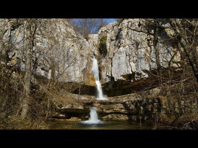 Крым. Каньон Узунджа. Водопад Терновая роса