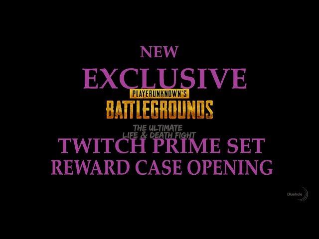 EXCLUSIVE New PUBG TWITCH Prime Set Skin Case Opening.