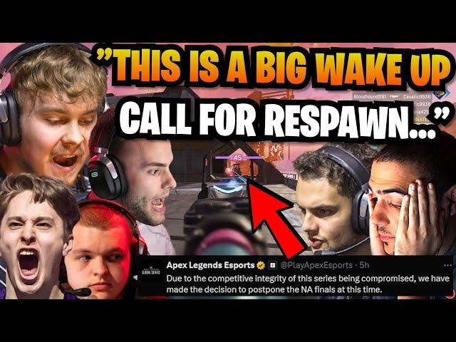 Apex Pros reacts to Destroyer2009 HACKING TSM ImperialHal & Genburten in ALGS Regional Finals!