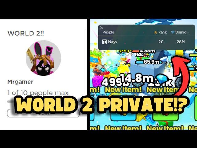 How to Join World 2 Private Server in Pet Simulator 99!