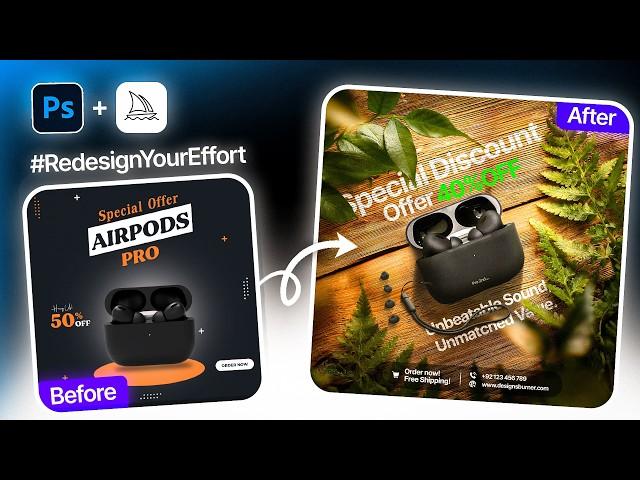 7-Minute Challenge: Design AirPods Pro Gen 2 with Free AI | #RedesignYourEffort Ep.01