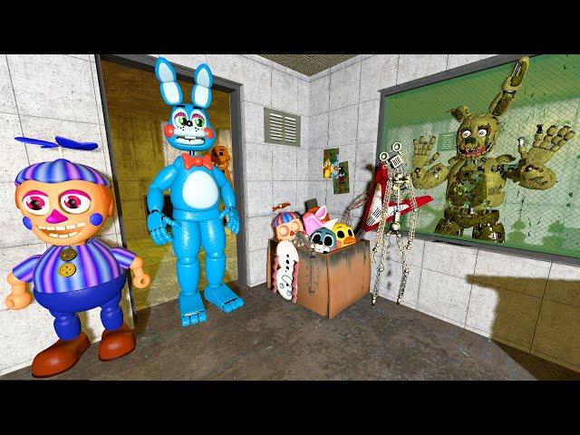 АНИМАТРОНИКИ ИСПУГАЛИСЬ ОХРАННИКА FNAF 3 ГАРРИС МОД ► Garry's Mod