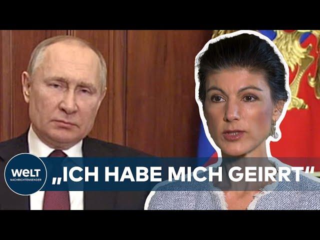 ANGRIFF AUF DIE UKRAINE: Frau Wagenknecht, ist Wladimir Putin ein Kriegsverbrecher? – WELT Interview