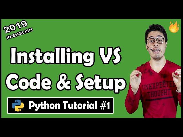 Installing VS Code, Python & writing hello world Python code | Python Tutorial #1