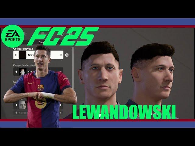 EA FC 25 - Create Robert Lewandowski Pro Clubs (Face Creation)