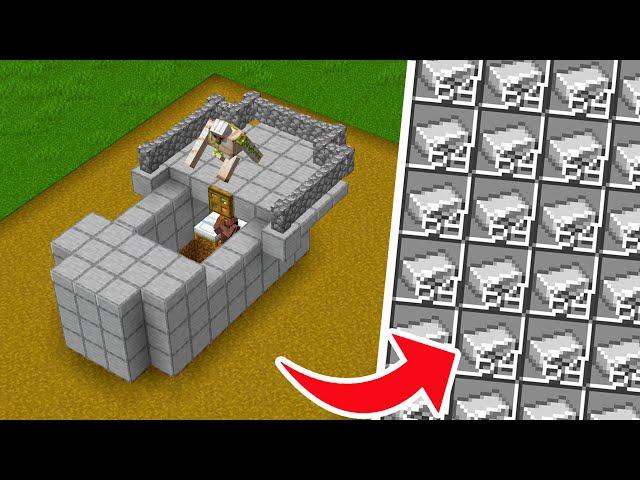 Minecraft Iron Farm 1.21.4+ - BEST DESIGN