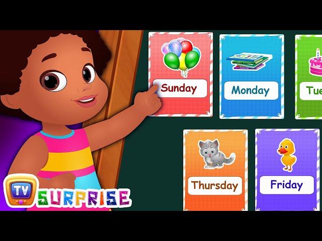 Days Of The Week - ChuChu TV Surprise Eggs Learning Videos For Kids