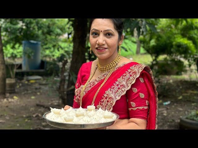 | Zatpat Ukdiche Dive | पारंपारिक ऊकडीचे दिवे | Tandlachya Pithache Dive | Mrunali Agalawe | Recipe|