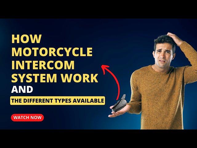 How Motorcycle Intercom Systems Work and The Different Types Available