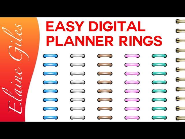 Create Easy Digital Planner Rings in Affinity Publisher