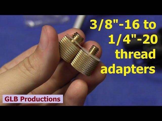 SmallRig 3/8" to 1/4" thread adapter pack review